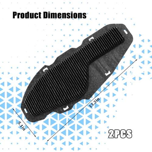 2PCS Car HV Battery Cooling Air Intake Filter Screen, OEM# G92DH-42010 Vehicle HV Engine Battery Air Filter, Automotive Accessories, Compatible with Hybrid Venza Prime