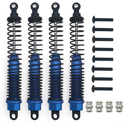 Shock Absorber Damper 130mm Oil Adjustable Alloy Aluminum for RC Car 1/10 Crawler Truck Upgraded Hop-Up Parts ECX VRX HPI HSP Traxxas Losi Axial Tamiya Redcat Himoto Losi(Dark Blue)