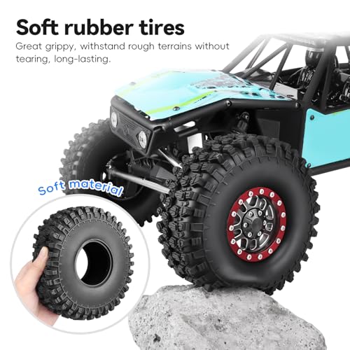 1/10 RC Crawler Tires 2.2inch for Traxxas TRX-4 Axial SCX10 RR10 Wraith 1/10 RC Rock Crawler (4PCS)