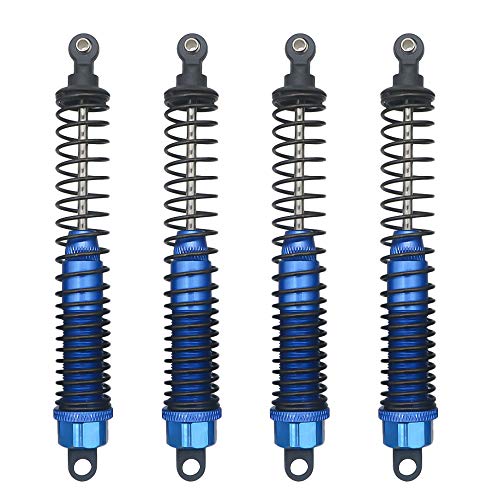 Shock Absorber Damper 130mm Oil Adjustable Alloy Aluminum for RC Car 1/10 Crawler Truck Upgraded Hop-Up Parts HPI HSP Traxxas Losi Axial Tamiya Redcat Himoto Losi(Dark Blue) - color: Dark Blue