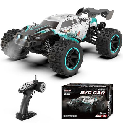 1/14 Fast RC Cars for Adults and Boys, 50 KPH 4WD Offroad RC Truck | All Terrain High Speed Hobby Remote Control Car, 60 Mins Runtime,2 Rechargeable Batteries