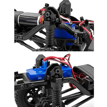 MOHERO 4Pcs RC Heighten Shock Mounts Aluminum Height Lift Kit for 1/18 TRX4M Bronco Defender RC Crawler Car Upgrade Part