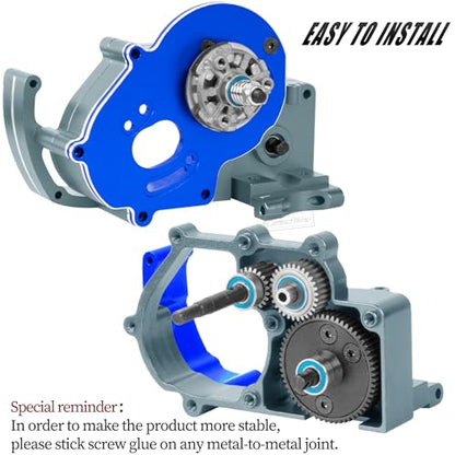 RC 48P 76T 83T 86T 90T Spur Gear &Transmission Gear &Slipper Clutch &Pressure Plate &Slipper Rebuild Kit Upgrades Part for 1/10 Slash 2WD,Rustler/Stampede/Bandit 2WD VXL,Navy Blue - color: Navy Blue(1set)