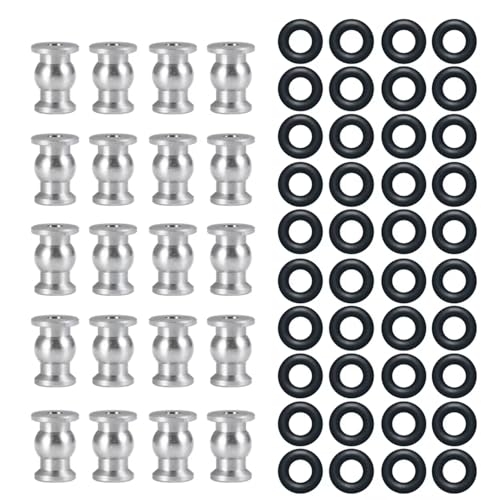 RC Car Toys For Axial For SCX24 For Deadbolt C10 For Wrangler For Gladiator For Bronco 1/24 Metal Steering Link Rod Ball Joint Head End Set RC Truck