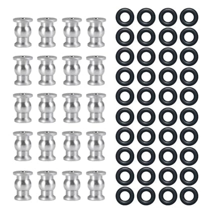 RC Car Toys For Axial For SCX24 For Deadbolt C10 For Wrangler For Gladiator For Bronco 1/24 Metal Steering Link Rod Ball Joint Head End Set RC Truck