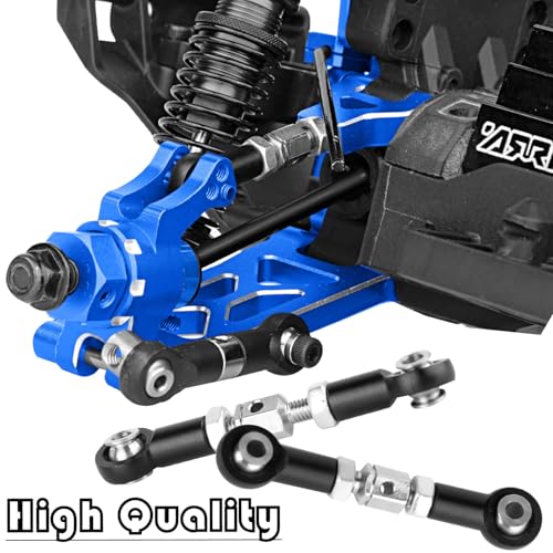 Upgrade Parts for 1/16 Mojave GROM 223S DSC 4X4 RTR,RC Shock& Arms&Drive Shaft CVD&Steering Knuckle Kit&Shock Tower&Adjustable Links&Steering Block&RC Gearbox&Sway Bar Kit,Navy Blue - color: Navy Blue(for 1/16)