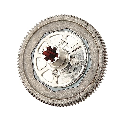 Slipper Gear Set, Spur Gear Slipper Clutch Set, 91T Gear Metal Gear Assembly Differential Upgrade Parts Metal Gear Assembly for ArrmaSenton 1/10 RC Cars (Red)