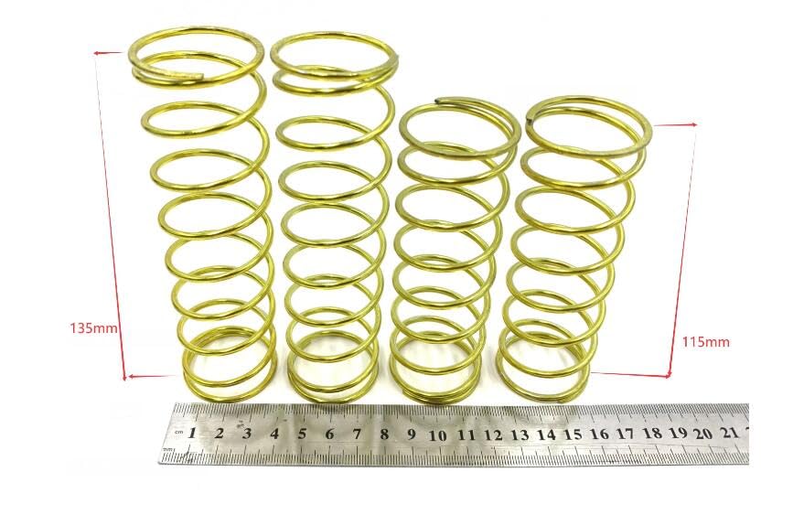 LOSB2964 4pcs Shock Springs for 1/5 Spring Length 115mm-135mm, Spring Roughness 2.9mm for Losi 5IVE-T 2.0 Off Road Truck ROFAN 5T
