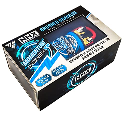 NHX RC Momentum 5-Slot 540 Plus V2 16T Brushed Crawler/Cars Motor