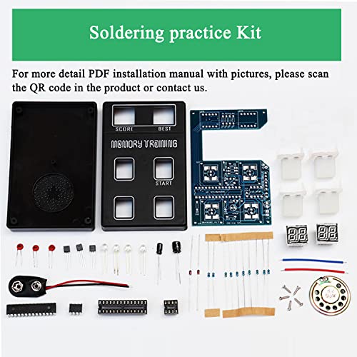 Soldering Practice Kit Memory Training Kit Electronic DIY Kits Soldering Projects Electronic Solder Kits for Adult