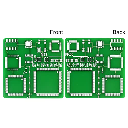 SMD Professional Chip Soldering Practice Kit,DIY SMT 7 Chips Soldering Practice Soldering Skill Training Board (1-7Chips) - style: 1-7Chips