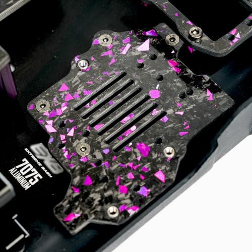 AR320430 Carbon Fiber ESC Tray Plate for Arrma 6S ESC Mounting Tray Plate | for 1/7 Mojave 1/8 Kraton Typhon Notorious Talion Outcast,No-drill,0.12" Mount Fixing Tray Part,Upgrade Leave No Residue - color: 6smojav/Krato/Typho/Notorio/Taliooutca-b, size: 0