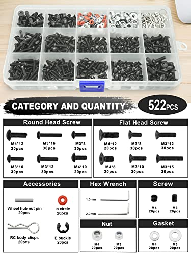 RC Tool Kit, Screwdriver Set (Flat, Phillips, Hex) RC Repair Tools - 27pcs | Include Screwdriver (Flat, Phillips, Hex), Work Stand, Screw, Pliers, Body Reamer, Wrench, Tray, Storage Rack (Black) - color: Black