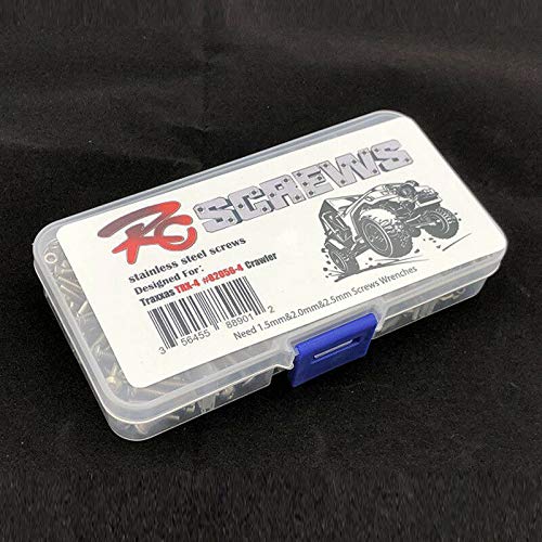 387 PCS Stainless Steel Screws Set for Traxxas TRX-4 1/10 RC Car Spare Part Accessory
