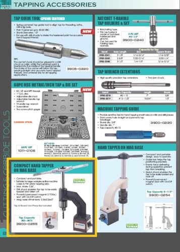 Vertex 3900-0255 Compact Hand Tapper On Magnetic Base