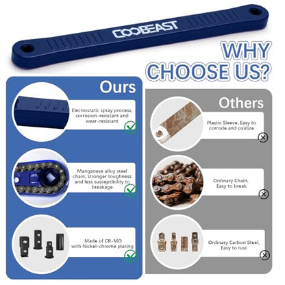 3/8" Offset Extension Wrench Impact Ready Socket Wrench Extender Tool（Blue） | Versatile 1/4",3/8", 1/2" Square Drive Adapters,Universal Extensions Wrench,0° Swing Extender,for Small Place - color: Blue