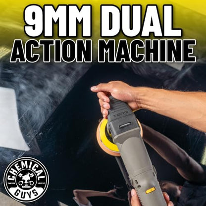 Chemical Guys, TORQX Dual Action Polisher Detailing Kit with Bag, 13-Piece | TORQX dual-action polisher with cutting, polishing and finishing pads in a range bag for paint correction - size: 14 ITEM KIT