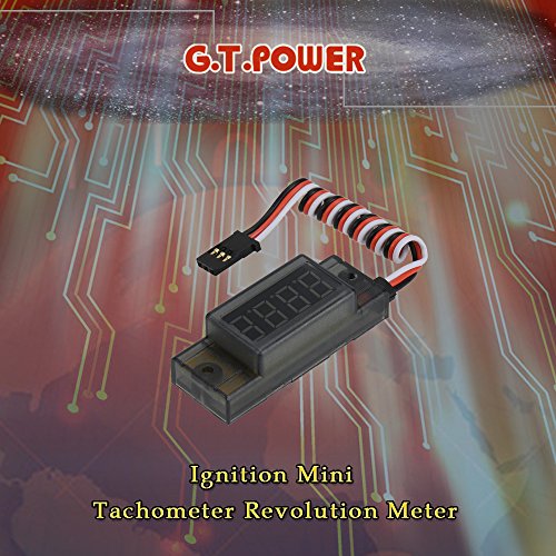GoolRC G.T.Power Ignition Mini Tachometer Revolution Meter for RC CDI Petrol Gas Engine