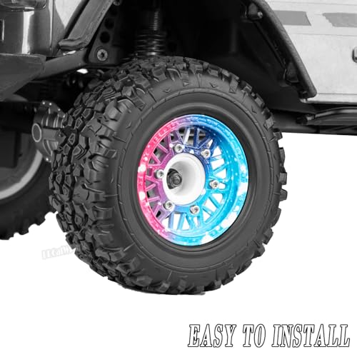 12mm/14mm/17mm Hex RC Truck Tires for Slash 2WD 4×4,Arrm a Senton,Axia1,Rc 4wd,Red cat,RC Short Course Truck Wheels and Tires,Colour - color: Colour - (12mm/14mm/17mm Hex)