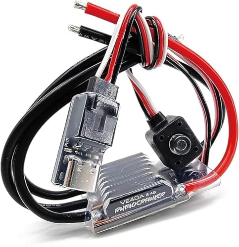 Crawler ESC Brushless AM32 VE40A BEC 5.2~8.2V for 1/10 1/12 Scale Crawler Car Traxxas Axial MOA Ventru RC Crawler Pro Shafty Comp (Crawler ESC VE40A) - color: Crawler ESC VE40A