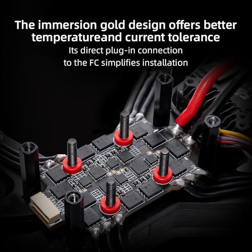 HGLRC 60A 4IN1 6S BLS 2-6S MINI M3 ESC, Supports DShot600/300 Digital Protocols for FPV Racing Drone Freestyle
