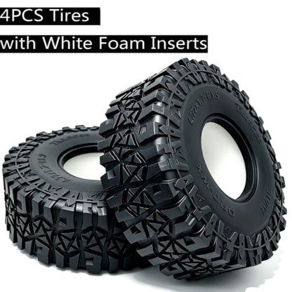 1.9 Crawler Tires 120 * 44mm For for 1/10 RC Crawlers (B1902)