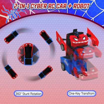 Spider Remote Control Car Cyber-Inspired Transformer Toys Cars | Spider Remote Control Car Cyber-Inspired Transformer Toys Cars - color: Red