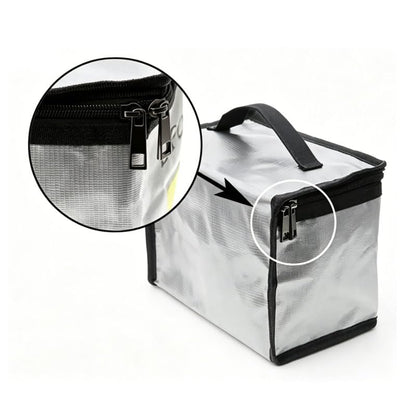 RC Cars, Boats, and Drones | Lithium Battery Storage Bag | Shock-Resistant Bag | Dimensions: 8.66 in x 6.1 in x 4.53 in
