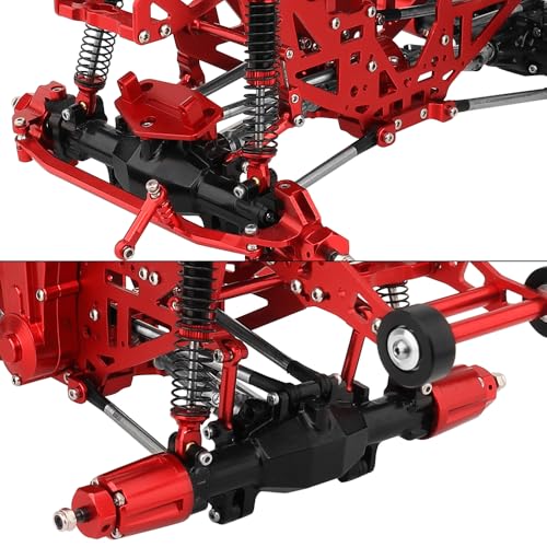 Aluminum Alloy Front and Rear Anti-Tilt Rod Bar Kit for 1/18 RC Losi Mini LMT Monster Truck Car Metal Upgrade Parts