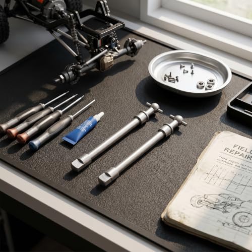 RC Front Axle Drive Shaft, Stainless Steel Front Axle Drive Shaft Replacement for SCX24 1/24 RC Crawler Car Upgrade Parts Accessory