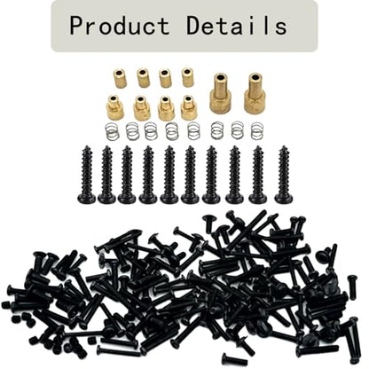 210PCS Screw Box Kit,MN82 Screw Set Spare Metal Screws Repair Tools for 1/12 MN82 LC79 Rc Car Screw Box Kit Replacement Upgrade