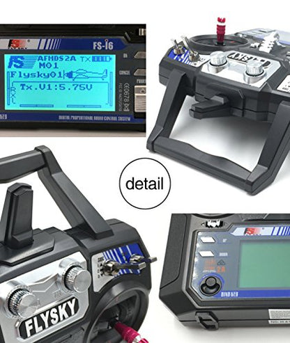FLYSKY FS-i6 6CH 2.4GHz Radio System RC Transmitter Controller w/FS-iA6 Receiver for RC Helicopter Plane Quadcopter Glide (Mode_2)