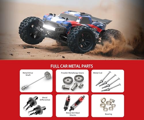 Mjx Rc Truck 4x4 Rc Brushless Rc Truck 16212 Electric Racing Buggy Brushless Motor and Esc,Terreneitor 4x4 Carros,1/16 4wd High Speed Rc Cars Drift for Adults Off Road Rc