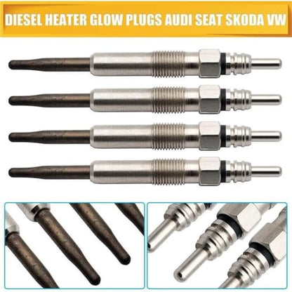 Glow Plugs 10Pcs Heater Glow Plugs for Various Engine Models Car Heater Glow Plugs Accessories for Car Truck Buggy Accessories