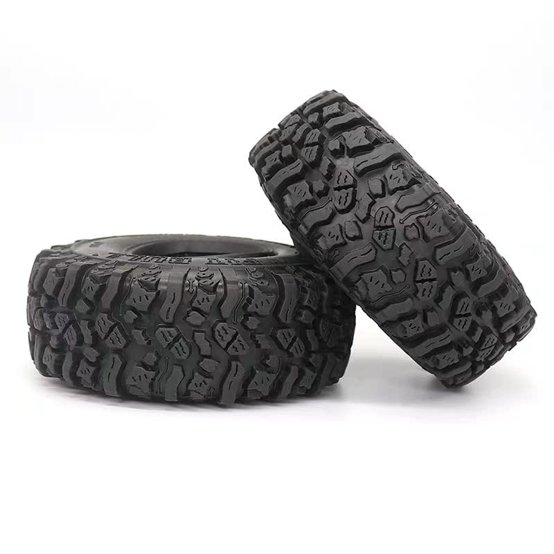 4PCS 120MM 1.9" Rubber Rocks Tyres/Wheel Tires for 1/10 RC Rock Crawler Axial SCX10 TF2 TRX TRX-4 90047 D90 D110