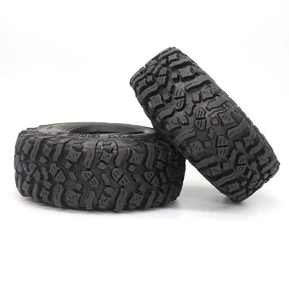 4PCS 120MM 1.9" Rubber Rocks Tyres/Wheel Tires for 1/10 RC Rock Crawler Axial SCX10 TF2 TRX TRX-4 90047 D90 D110