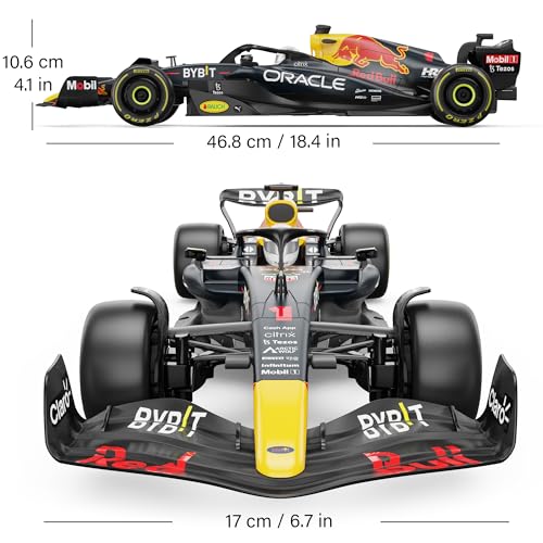 Voltz Toys Authentic Licensed 1:12 F1 RedBull Rb18 Remote Control Car - F1 Collection RC car Series for Kids and Adults - 2.4GHz RC Car for Gift (1:12 RedBull Rb18(NO.1)) - color: 1:12 Redbull Rb18(no.1)