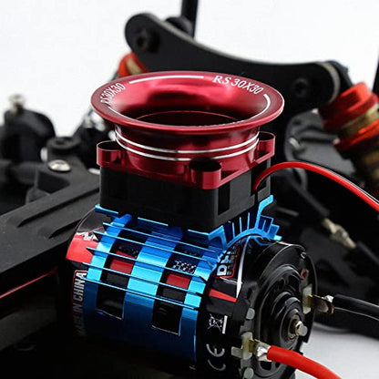 30X30 Cooling Fan Cover Cooling Channel for 540 550 3650 Motor/ESC Heatsink 1/10 1/8 D3 D4 RC Car,2