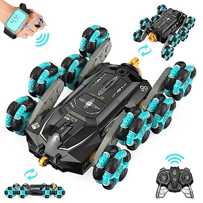 8WD Gesture Sensing RC Stunt Cars - Toys Gifts for Kids 8 9 10 11 12 Year Old Boys Girls,2.4Ghz Remote Control Cars,Transform Drift Off Road Vehicle for Children Birthday Presents
