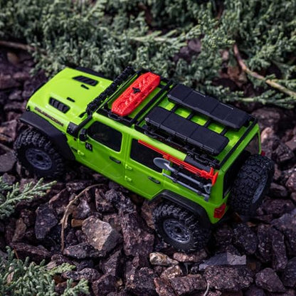 Axial SCX30 1/30 Jeep Wrangler JLU 4X4 RC Truck, RTR, Green | Brushed RC Rock Crawler, Battery & Charger Included, AXI-2261T1 - color: Green