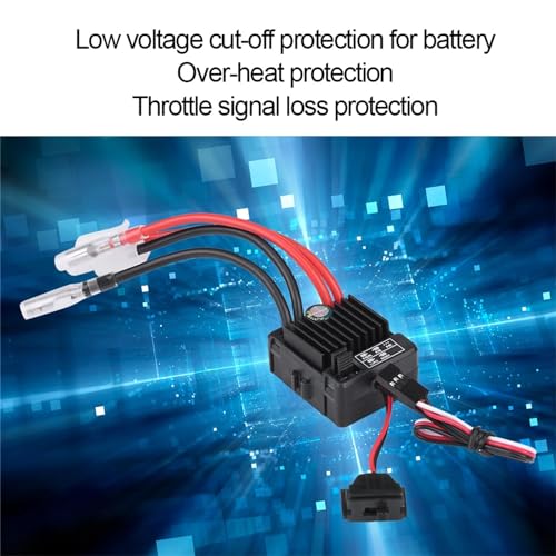 Waterproof Brushed 1060 60A ESC for RC Car Touring Buggy Truggy