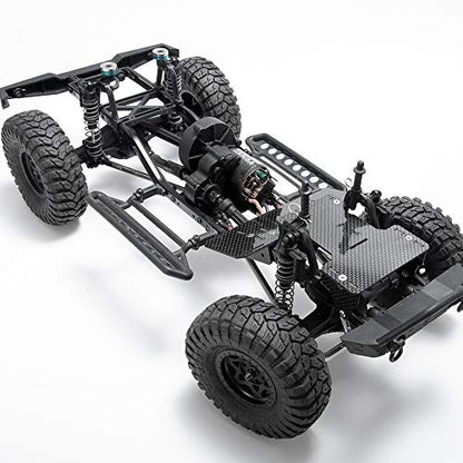 Front Battery Holder Carbon Fiber Chassis Battery Tray Mount for Axial SCX10 Upgrades Refit Accessories