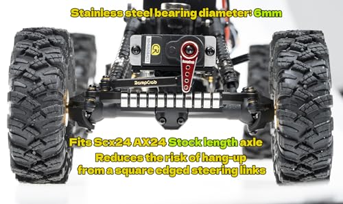 Bearing Steering Link for SCX24 & AX24 Stock Length, 2Sets - color: 2 Sets, size: Stock length (0mm)
