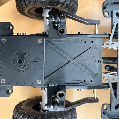 Metal Rear Sway Bar Anti-roll Set for 1/10 Axial Wraith RR10 Yeti Rock Crawler Car (Silver) - color: Silver