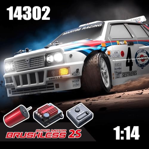 Mjx Hyper go 4x4 Brushless Rc Cars 14302 Hyper 4wd Rc Car All-Road RC Drift Car Brushless Scale 2.4G 4wd High Speed Electric,Terreneitor 4x4 Carros,1/14 High Speed Rc Cars Drift for Adults…