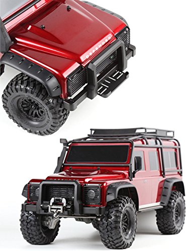 CNC Alum Front & Rear Winch Bumper Set Black For TRX-4 1/10 RC Crawler (Front & Rear)