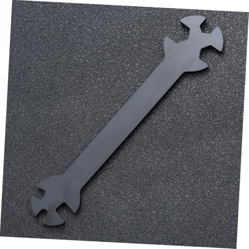 DOITOOL 2pcs Multifunctional Rod Wrench Tool for Turnbuckles Black Wrench for Cars and Home Repairs for Tight Spaces and Easy Access