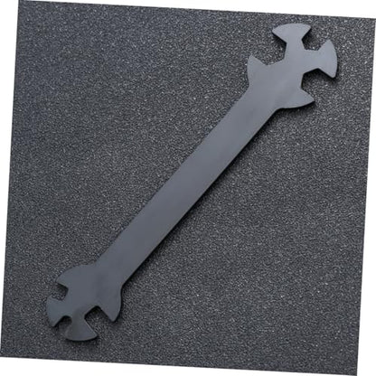 DOITOOL 2pcs Multifunctional Rod Wrench Tool for Turnbuckles Black Wrench for Cars and Home Repairs for Tight Spaces and Easy Access