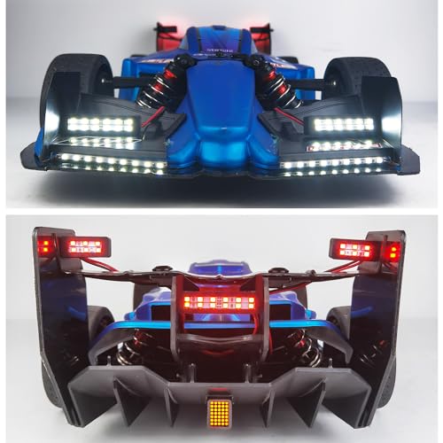 Headlight Taillights Tail Wing Light Bar RC Car Led Lights Kit for ARRMA Limitless F1 1/7 RC Car Upgrades Parts