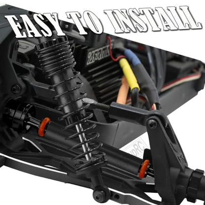 #45 Steel Front Rear Drive Shaft CVD Upgrades Parts for 1/10 Granite Senton 3s Blx&Mega550,Vortek 3s Blx,Stainless Driveshaft Axles Hops Up,#ARAC4041,Black - color: Black(4cvd)